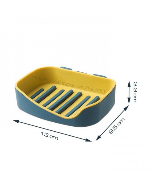 Khay để xà bông 2 lớp dán tường